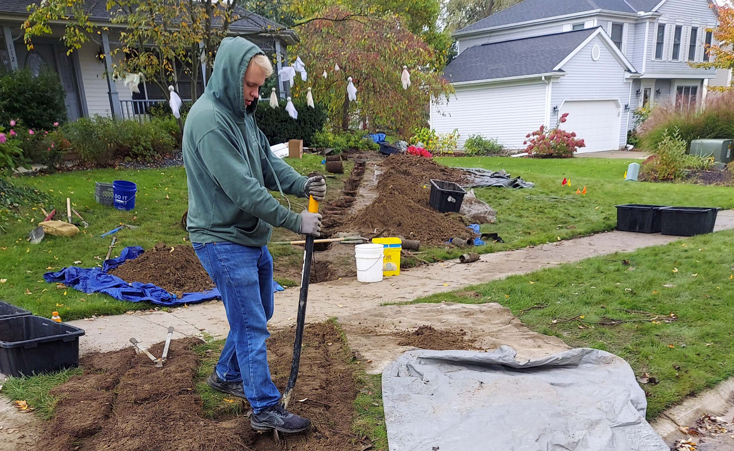 Residential Underground Drainage and French Drains – Presley Gutter ...